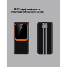 GRAYLINE Powerbank 20000 Mah 22.5W Hızlı Şarjlı ve Kompakt Çoklu Kablo Çıkışlı
