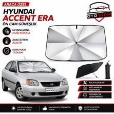 OtoÇizgi Hyundai Accent Era Şemsiye Tip Ön Cam Güneşliği Katlanabilir Uv Korumalı Araç Cam Güneşlik