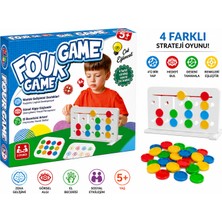 Maketçiniz Four Game Eğitici Zeka ve Aktivite Oyunu Eğlence Kutusu Eğitici Oyuncak