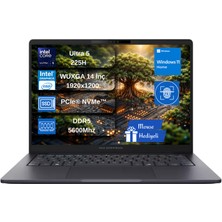 Asus Expertbook B3 (B3405CCA) Intel® Core™ Ultra 5 225H 16GB Ddr5 2tb SSD Intel Graphics 14"wuxga (1920 x 1200) WIN11HOME Taşınabilir Bilgisayar HB3405CCALY3480EX09