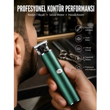 GRAYLINE Tıraş Makinesi Profesyonel Paslanmaz Çelik T-Bıçak Saç Sakal Ense Vücut Yeni Nesil