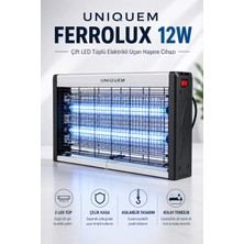 Xolo Ferrolux Serisi 12W Çelik Kasalı Çift Tüplü Elektrikli Uçan Haşere Cihazı Sinek Cız 220V