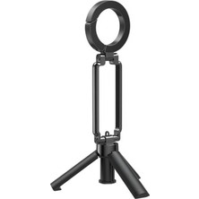 Xo C208 Karabinalı Telefon Tutucu Klipsli Çanta ve Kemer Askılı Tripod Stand