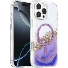 Ototechparca    iPhone 16 Pro Max Lotus Simli Magsafe Kapak - Mor