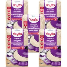 Yayla Osmancık Yerli Pirinç ve Zenginleştirilmiş Pirinç Ürünü (D+B9+Fe) 1 kg X5