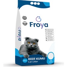 Maskot Froya Kokusuz Topaklanan 10L Bentonit Kedi Kumu