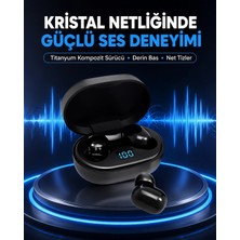 HBG Markt Mey Ithalat® Titanyum Hoparlörlü Kablosuz Bluetooth Kulaklık Yeni Nesil