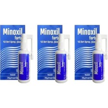 Humanis Hümanis Minoxil.forte %5 Derispreyi, Çözelti 180 ml 3 Lü
