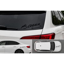 Ferizli Reklam Kemal Atatürk Imza Sticker Araba Cam Sticker