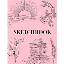 Kazan Hobi Independently Published Pink Cover Blank Sketchbook For Girls