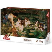 Kazan Hobi Art Puzzle Hylas ve Su Perileri, 1896, 1500 Parça Puzzle