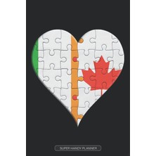 Kazan Hobi Planner: Irish Canadian Flag United Heart Jigsaw Puzzle Flags Of Ireland Canada