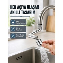 HBG Markt 1080° Dönebilen Esnek Musluk Başlığı - 2 Modlu Tasarım