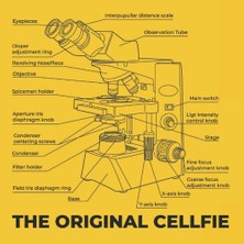 Kazan Hobi Independently Published The Original Cellfie: Notebook With 100 Dotted Pages - Microscope Lettering Structure Explanation Light Microscope Funny Physics Gifts For Teacher Students And Scientist