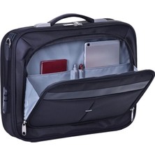 Case Club Büyük Boy Kasalı Evrak Çantası 17 Inç Laptop Notebook Çantası