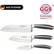 Solingen Şef Bıçak seti GGS-Santoku 3lü Bıçak Seti