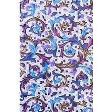 Kazan Hobi Vintage Floral Sketchbook Blue: Hardcover: 5.5in x 8.5in, Includes 120 High Quality Soft Matte Cream Sheets
