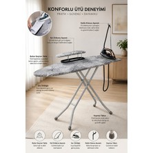 Perilla 9995 Iron Kol Ütüleme Aparatlı Ütü Masası 41*148 cm