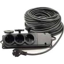 HBG Markt Mey Ithalat® 30 Metre Grup Prizli Uzatma Kablo 3x2,5 Mm²
