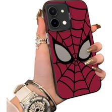 HONTINGA Vivo Y28 ile Uyumlu Kılıf Silikon Kenar Sert Arka Kamera Koruyucu Basitlik Anti Düşme Kamera Korumalı Spiderman Desen Couple Telefon Kılıfı Kadın ve Erkek Için Uygundur K1-0132