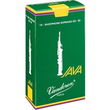 Vandoren SR3025 Java Soprano Saksafon Kamışı (10LU) No.2,5