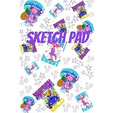 Kazan Hobi Independently Published Sketch Pad: Fun And Colorful 6x9 Axolotl Sketch Pad With 120 Blank Pages.