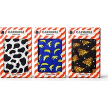 Carnaval Socks Carnaval Wild Snack Erkek Boxer 3’lü Set