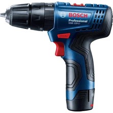 HBG Markt Mey Ithalat® Bosch Gsb 120-LI Profesyonel 12 Volt 2,0 Ah Çift Akülü Darbeli Delme Vidalama