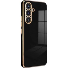 Renas Store Samsung Galaxy S24 Fe Kılıf Volet Silikon - Siyah