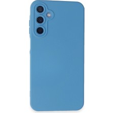 Renas Store Samsung Galaxy A55 5g Kılıf Nano Içi Kadife Silikon - Mavi