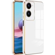 Renas Store Vivo Y18 Kılıf Volet Silikon - Beyaz