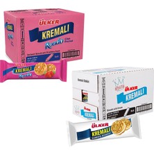 Ülker Kremalı 61 gr ve Rondo Çilekli Bisküvi 61 gr 24 Lü 2 Li Karma