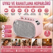 Polham 9 Sesli Uyku Hoparlörü Bluetooth 5.1V, 1200MAH Taşınabilir Rahatlama Cihazı Zamanlayıcı, USB Sd Kart Aux