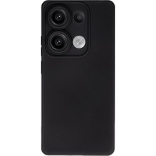 Renas Store Xiaomi Redmi Note 13 4g Kılıf Nano Içi Kadife Silikon - Siyah