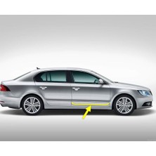 Kazan Hobi Sağ Ön Kapı Krom Çıtası 3T0853516 Skoda Superb 2 ile Uyumlu 2014-2015