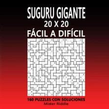 Kazan Hobi Suguru Gıgante 20 x 20 - Fácıl A Dıfícıl - 160 Puzzles Con Solucıones