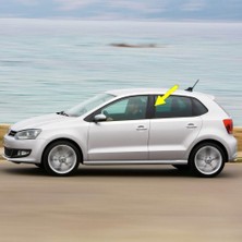 Kazan Hobi Sol Kapı Orta B Direği Kaplaması Siyah 6R4853289A Vw Polo ile Uyumlu 2010-2014