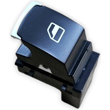 Kazan Hobi Sağ Ön Kapı Cam Açma Düğmesi Kromlu 3C8959855 Vw Passat cc ile Uyumlu 2009-2012