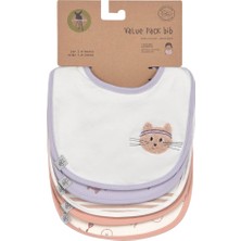 Lassig Tiny Team 5'li Mama Önlüğü Kedi Temalı
