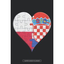 Kazan Hobi Planner: Polish Croatian Flag United Heart Jigsaw Puzzle Flags Of Poland Croatia