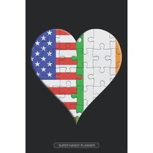 Kazan Hobi Planner: American Irish Flag United Heart Jigsaw Puzzle Flags Of America Ireland
