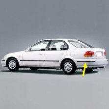 Kazan Hobi Sol Arka Tampon Köşe Bandı Çıtası Kuşağı Honda Civic Sedan ile Uyumlu 1996-2000
