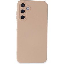 Renas Store Samsung Galaxy A15 4g Kılıf Nano Içi Kadife Silikon - Pudra