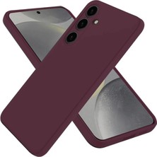 Renas Store Samsung Galaxy A36 Kılıf First Silikon - Mürdüm