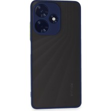 Renas Store Infinix Hot 30 4g Kılıf Montreal Silikon Kapak - Lacivert
