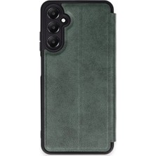 Renas Store Samsung Galaxy A26 Kılıf Flip Cover - Koyu Yeşil