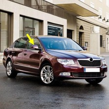 Kazan Hobi Sağ Dış Dikiz Aynası Kapağı 3T0857538 Skoda Superb ile Uyumlu 2009-2013