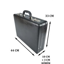 Case Club 10 cm Bond Körüklü Evrak Çantası Şifreli Organizer Iç Bölmeli Para Çantası