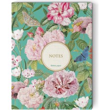 Kazan Hobi Bez Ciltli Çizgili Notebook, Defter, Not Defteri, Sert Kapak, A5 Boyut - No:6