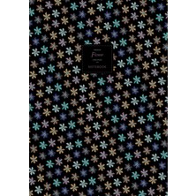 Kazan Hobi Flower Notebook - Lined Pages - A4 - Premium: (Dark Winter Edition) Fun Notebook 192 Lined Pages (A4 / 8.27X11.69 Inches / 21X29.7CM)